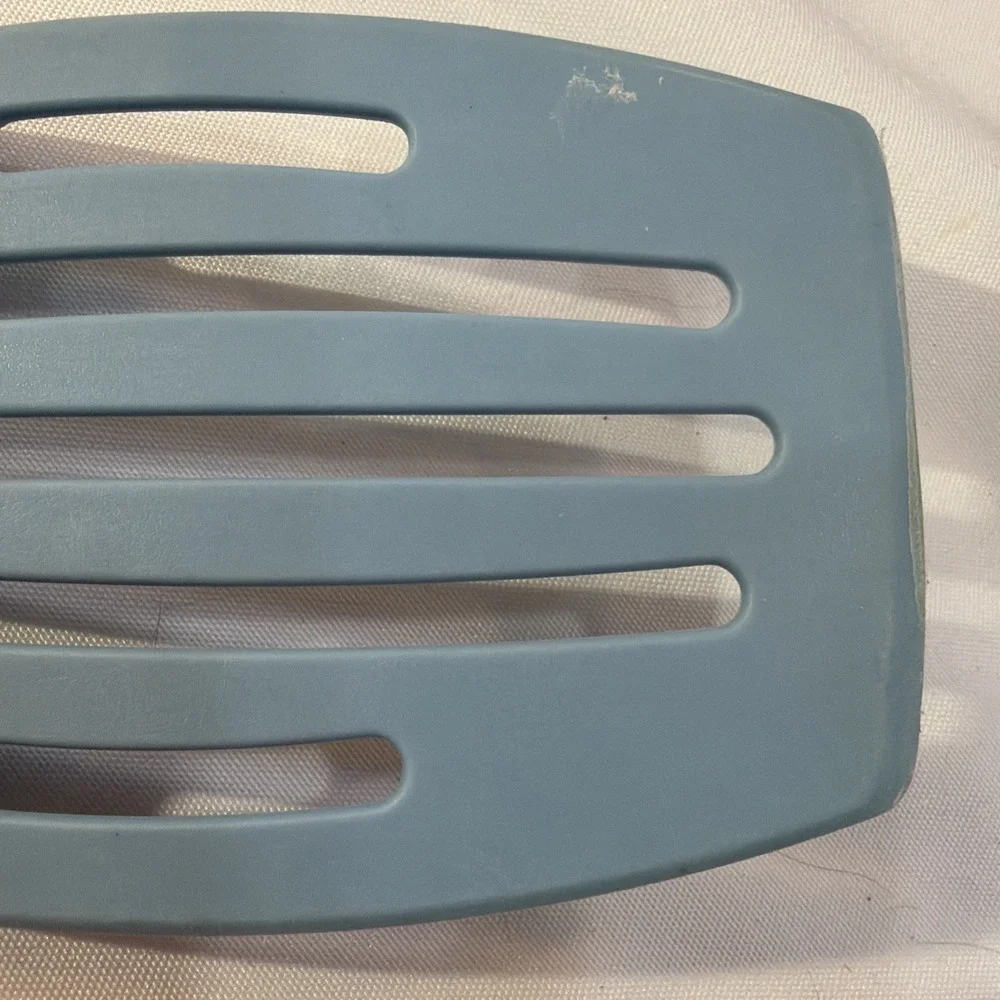 Pampered Chef VTG Blue Nylon Slotted Spatula Turner ‎ Heat Resistant 13
